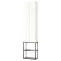 IKEA ENHET ЕНХЕТ, шафа, антрацит/білий, 60x32x255 см 595.480.88 фото thumb №1