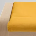 IKEA POÄNG ПОЭНГ, табурет для ног, Шпон дуба, окрашенный в белый / желтый цвет Skiftebo 293.884.92 фото thumb №3