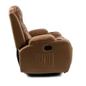 Массажное кресло MEBEL ELITE BOX, экокожа: карамель фото thumb №12