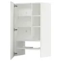 IKEA METOD МЕТОД, навесной шкаф д / вытяжки / полка / дверь, белый / Рингхульт белый, 60x100 см 095.042.23 фото