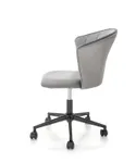 Крісло офісне обертове HALMAR PASCO, сірий оксамит фото thumb №3