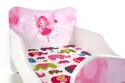 Ліжко для дітей з матрацом HALMAR HAPPY Fairy 145x76 см біле/рожеве фото thumb №5