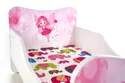 Кровать для детей с матрасом HALMAR HAPPY fairy 145x76 см белая/розовая фото thumb №5