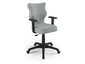 BRW Молодіжний поворотний стілець сірий, розмір 6 OBR_DUO_CZARNY_ROZM.6_VELVET_03 фото