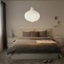 IKEA RISBYN РИСБЮН, абажур для подвесн светильника, луковицеобразный / белый, 57 см 104.040.91 фото thumb №4
