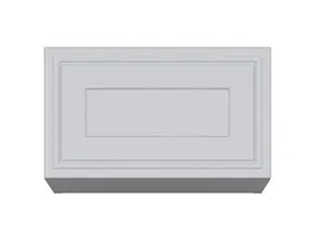 BRW Кухонный шкаф Verdi 40 см с наклонной столешницей светло-серый матовый, греноловый серый/светло-серый матовый FL_NO_40/23_O-SZG/JSZM фото