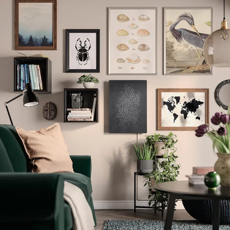 IKEA SYMFONISK СИМФОНІСК, рамка для картини з Wi-Fi динаміком, чорний/розумний 504.857.64 фото №2