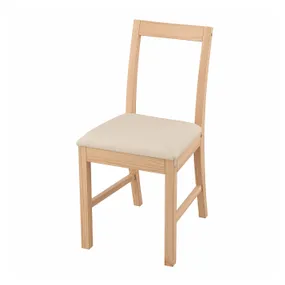 IKEA PINNTORP ПИННТОРП, стул, светло-коричневое пятно / натуральный каторп 205.294.82 фото
