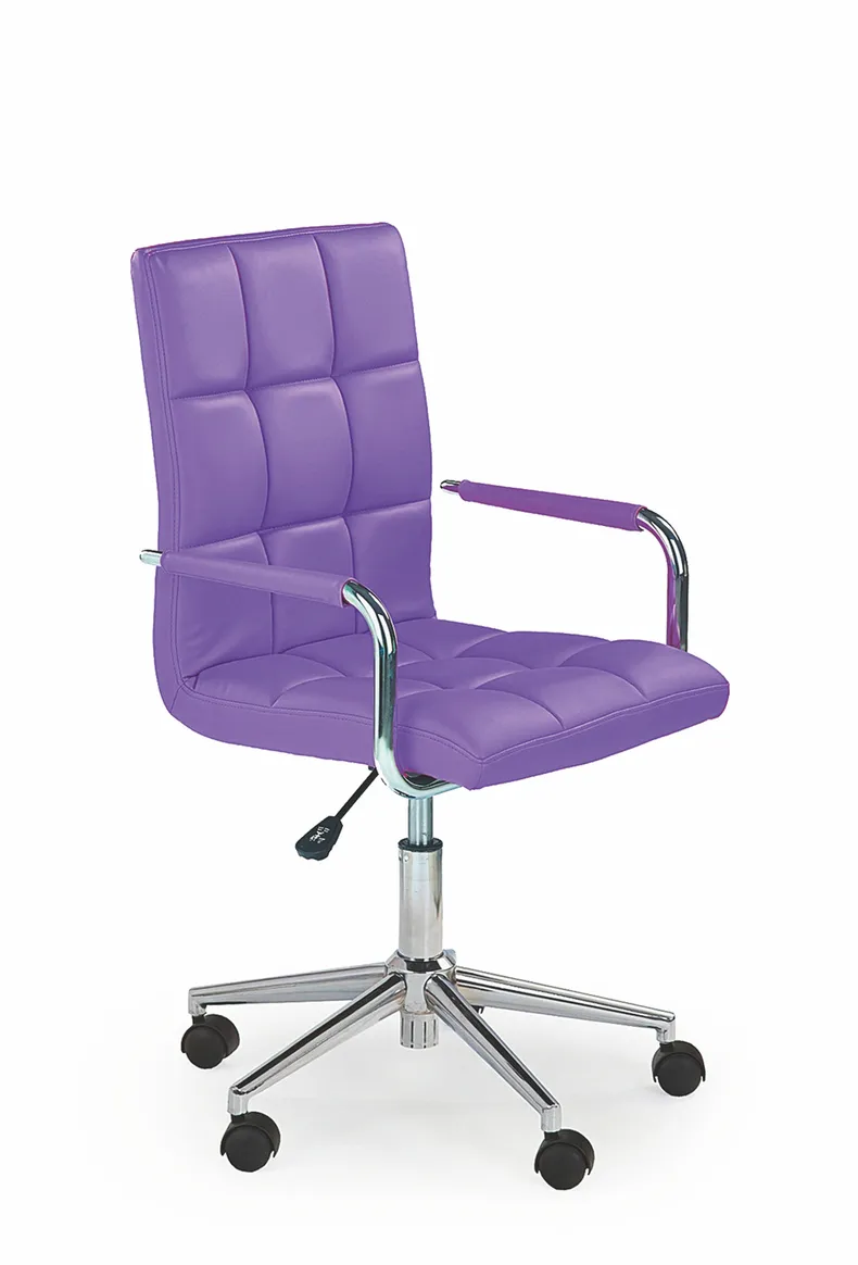 Крісло комп'ютерне офісне обертове HALMAR GONZO 2, фіолетовий фото №1