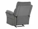 Раскладное кресло бархатное SIGNAL HADES Velvet, Bluvel 14 - серый фото thumb №6