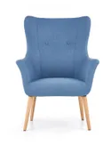 Кресло мягкое HALMAR COTTO синий фото thumb №7