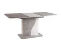 Стол кухонный SIGNAL SIRIUS IN, белый матовый / эффект бетона, 80x120 фото thumb №1