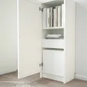 IKEA BILLY БІЛЛІ / OXBERG ОКСБЕРГ, книжкова шафа з дверцятами, білий, 40x30x106 см 692.873.92 фото thumb №5