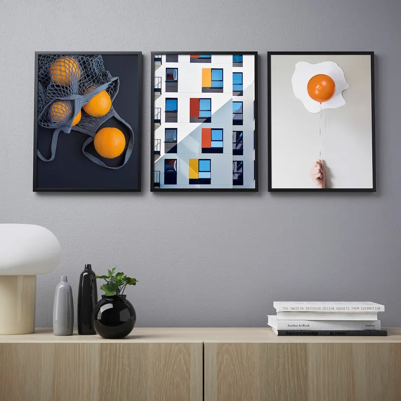 IKEA BILD БІЛЬД, постер, апельсини в сітці, 30x40 см 705.549.40 фото №2