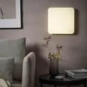 IKEA JETSTRÖM ЄТСТРЕМ, настінна світлодіодна панель, smart можна затемнювати/проводити інсталяцію кольору та спектру білого кольору, 30x30 см 805.360.74 фото thumb №3
