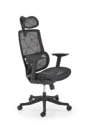Крісло комп'ютерне офісне обертове HALMAR OSVALDO чорний фото thumb №1