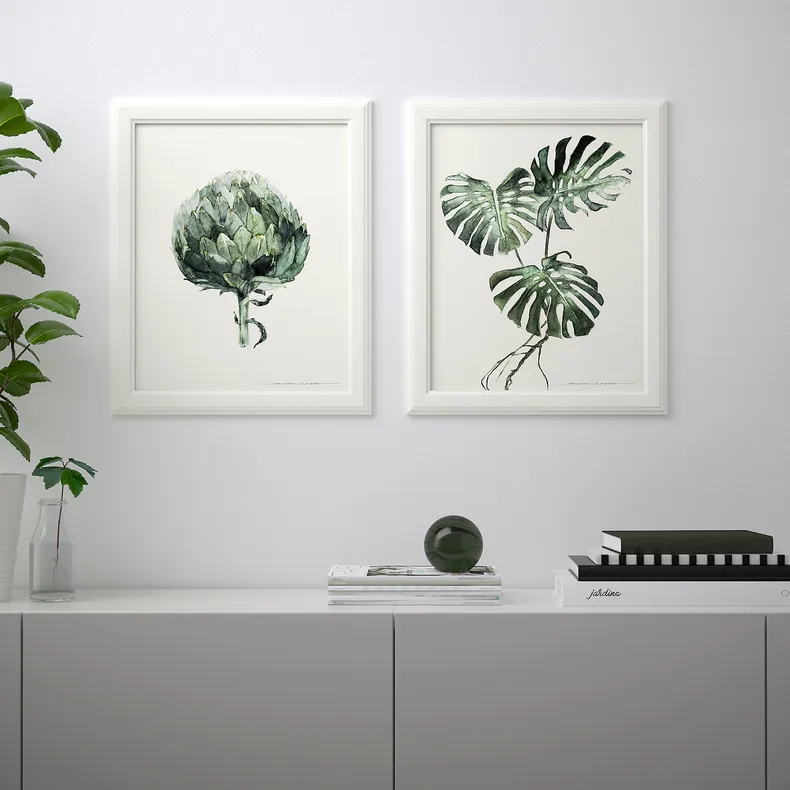 IKEA BILD БИЛЬД, постер, Зеленые листья, 40x50 см 204.360.39 фото №2