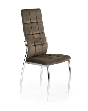 Кухонний стілець HALMAR K416 коричневий оксамит фото