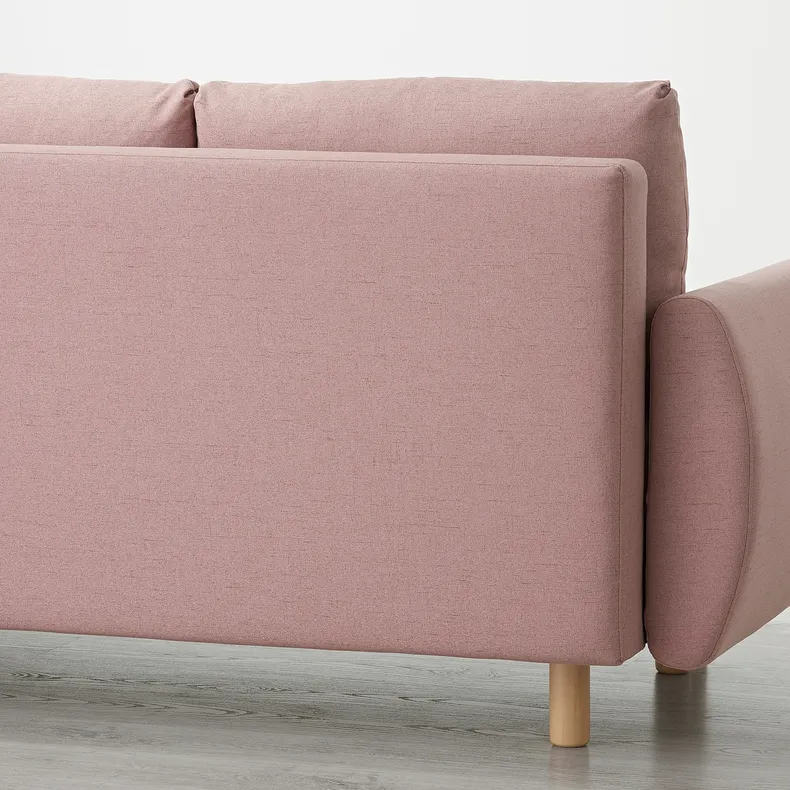 IKEA GRUNNARP ГРУННАРП, 3-местный диван-кровать, розовый 604.856.31 фото №5