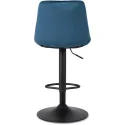 Барный стул бархатный MEBEL ELITE ARCOS 2 Velvet, темно-синий фото thumb №10