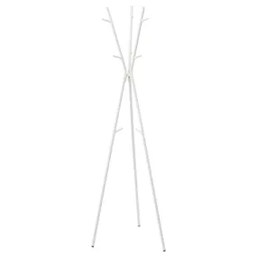 IKEA EKRAR ЕКРАР, вішак для пальто/капелюхів, білий, 169 см 104.155.94 фото