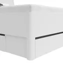 BRW Кровать Сатурн 140x200 с 3 ящиками белая, белый LOZ3S/140-BI фото thumb №6