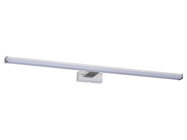 BRW Настенный светодиодный светильник для ванной комнаты Asten из алюминия белый/серебристый 083854 фото №1