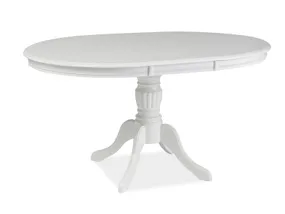 Обеденный стол SIGNAL OLIVIA, белый, 106x106 фото