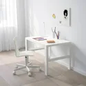 IKEA PÅHL ПОЛЬ, письмовий стіл, білий, 96x58 см 491.289.45 фото thumb №2