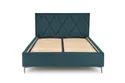 Узголів'я ліжка HALMAR MODULO W4 160 см темно-зеленого кольору. Моноліт 37 фото thumb №6