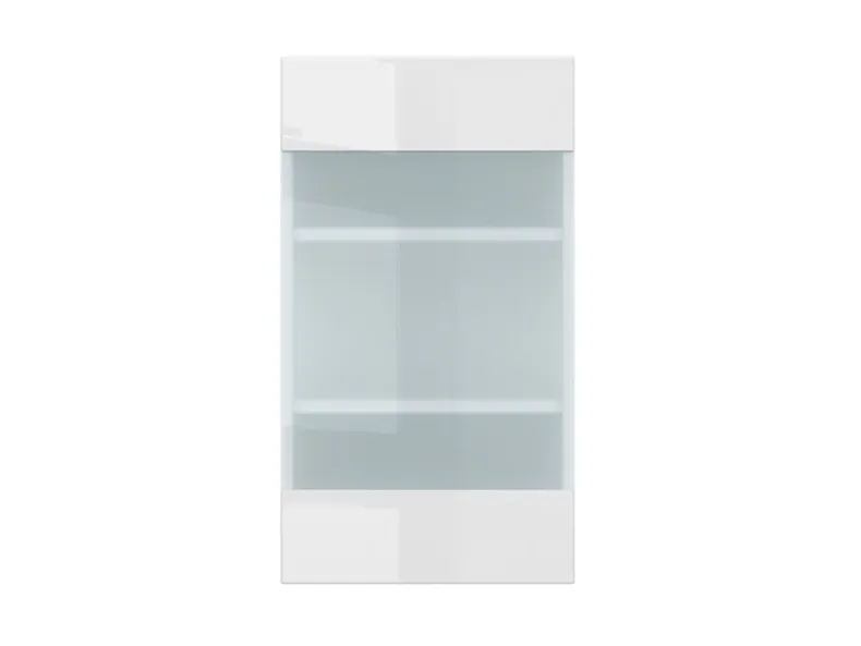 Кухонна шафа BRW Top Line 40 см права з дисплеєм білий глянець, альпійський білий/глянцевий білий TV_G_40/72_PV-BAL/BIP фото №1