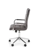 Крісло комп'ютерне офісне обертове HALMAR GONZO 4, сірий оксамит фото thumb №2