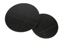 Комплект з 2-х журнальних столиків SIGNAL FERRANTE D, чорний мармур / чорний матовий, 80x80 фото thumb №20