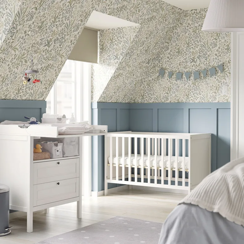 IKEA SUNDVIK СУНДВІК, ліжко для немовлят, білий, 60x120 см 002.485.67 фото №5