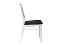 BRW Крісло з велюровою оббивкою Hesen чорне/біле, білий/чорний TXK_HESEN-TX098-1-SOLAR_99_BLACK фото thumb №3