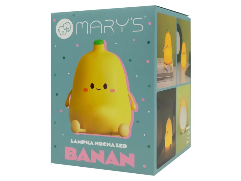 BRW Банан Mary's Banana LED силиконовый светильник желтый 096868 фото №5