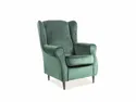 Крісло м'яке оксамитове SIGNAL BARON Velvet, Bluvel 78 - зелений фото thumb №1