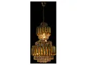 BRW Подвесной светильник Versailles 6-гранный металлический золотой 092943 фото thumb №3