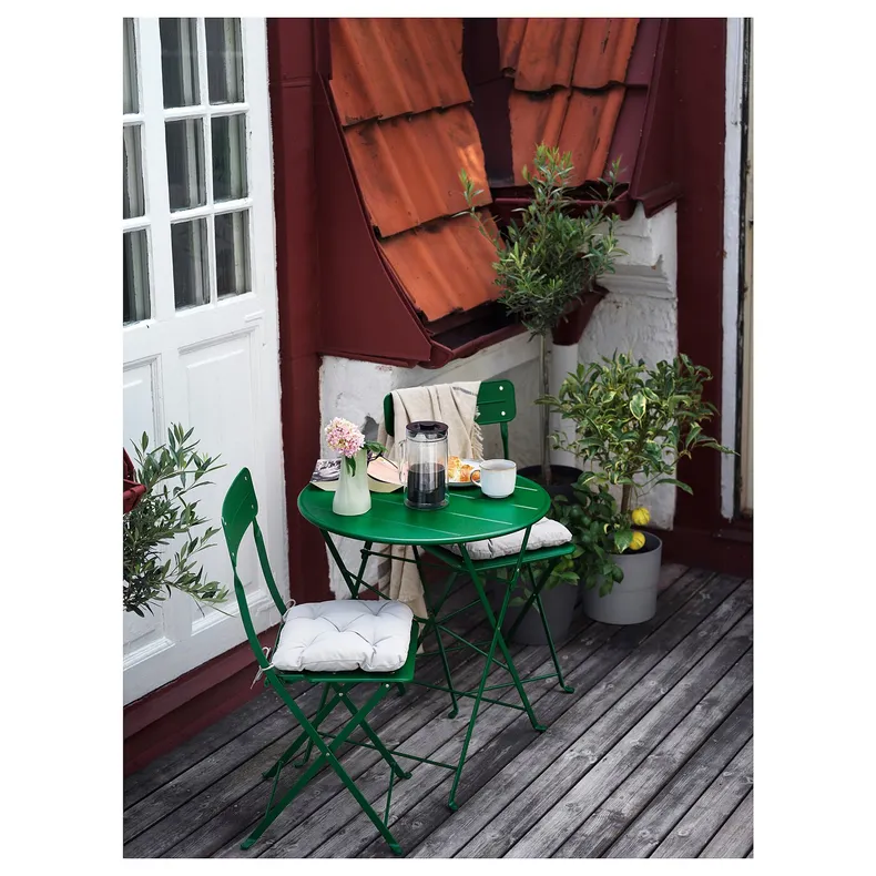 IKEA SUNDSÖ СУНДСЁ, садовый стул, зеленый 805.093.20 фото №12