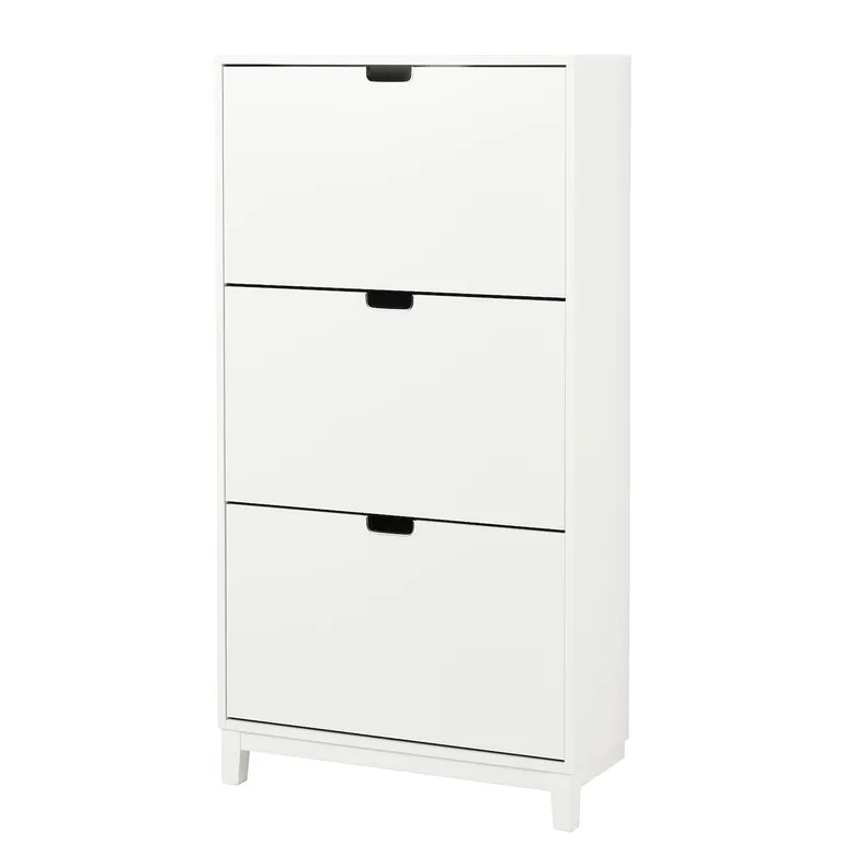 IKEA STÄLL СТЭЛЛ, галошница,3 отделения, белый, 79x29x148 см 505.302.62 фото №1