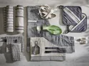 IKEA MARIATHERES МАРИАТЕРЕС, салфетка кухонная, серый / бежевый, 30x30 см 104.795.95 фото thumb №5