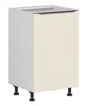 BRW Правосторонний кухонный шкаф Sole L6 50 см магнолия жемчуг, альпийский белый/жемчуг магнолии FM_D_50/82_P-BAL/MAPE фото thumb №2