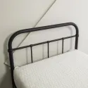 Ліжко односпальне металеве 90x200 см MEBEL ELITE PABLO, чорний фото thumb №4