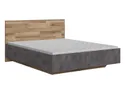 BRW Ліжко двоспальне 160х200 см з підйомним механізмом BRW ARICA + матрац Mimas, дубова сильва/бетон LOZ/160+MIMAS-DASV/ING фото thumb №3
