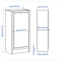 IKEA BILLY БІЛЛІ / OXBERG ОКСБЕРГ, книжкова шафа з дверцятами, білий, 40x30x106 см 692.873.92 фото thumb №7