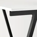 IKEA TROTTEN ТРОТТЕН, письмовий стіл, білий / антрацит, 140x80 см 294.295.53 фото thumb №5