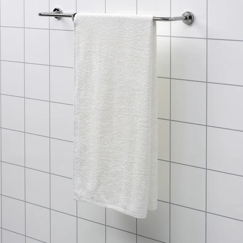 IKEA DIMFORSEN ДИМФОРСЕН, банное полотенце, белый, 70x140 см 205.128.96 фото №4