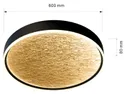 BRW Бордовый светодиодный металлический потолочный светильник золотого цвета 091080 фото thumb №5