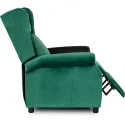 Кресло реклайнер бархатное MEBEL ELITE SIMON Velvet, зеленый фото thumb №11