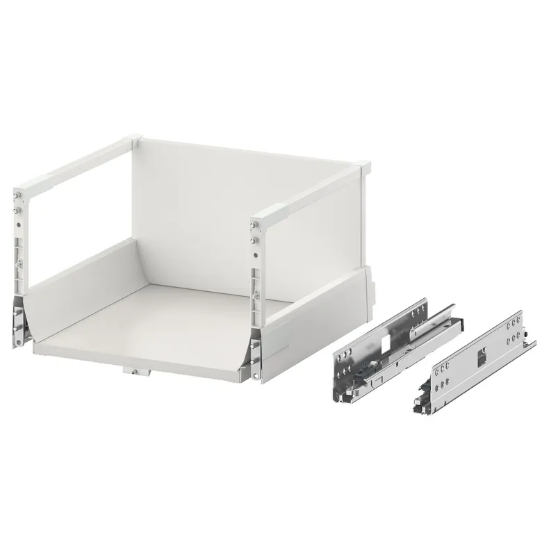 IKEA EXCEPTIONELL ЭКСЕПТИОНЕЛЛЬ, высокий ящик с нажимным механизмом, белый, 40x37 см 604.478.04 фото №1